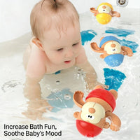 Thumbnail for Clockwork Monkey Toy – Zabawa i wodne szaleństwa – zabawka do kąpieli na nakręcanie