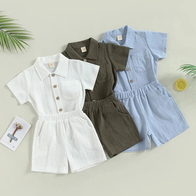 Mini Fashion™ – Wytrzymały i stylowy – Bawełniany strój niemowlęcy