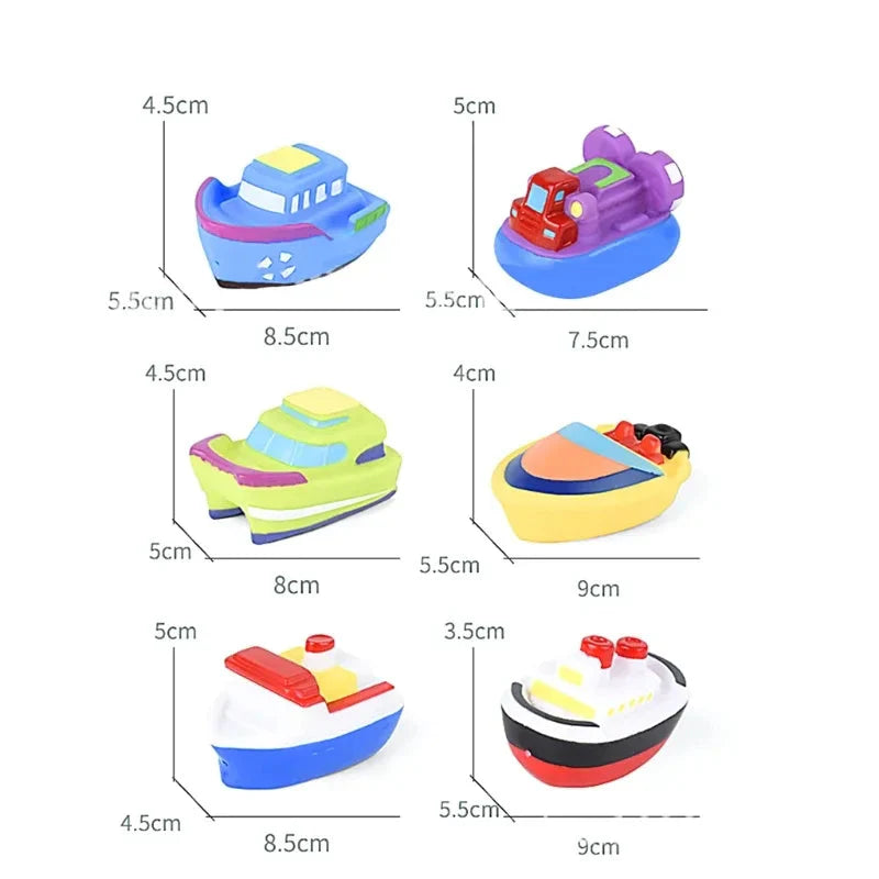 Bath Boat Set™ – Zabawa w kąpieli - łódki z zabawkami