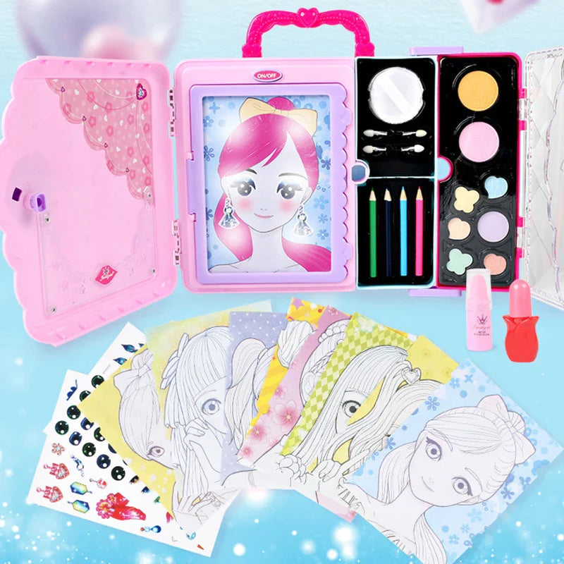 Glam Draw - Fantazja i zabawa – zestaw do makijażu