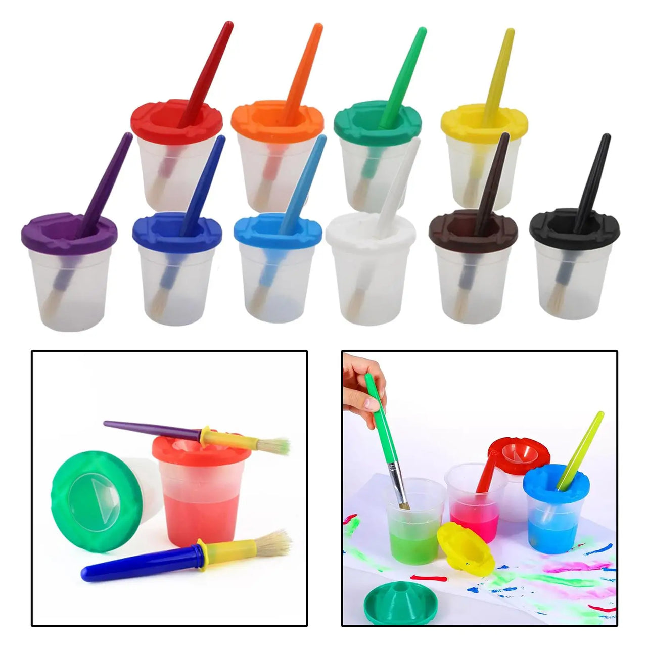 Anti-Spill Paint Cups™  - Kubki do malowania - Akcesoria artystyczne