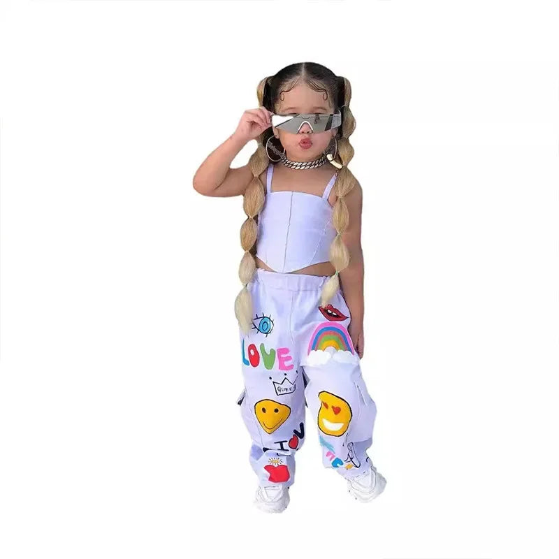 Mini Fashion™ - Modny dziecięcy zestaw podkoszulek i spodnie