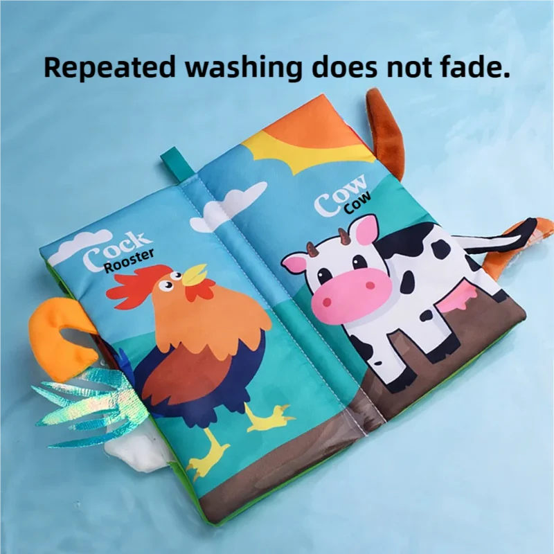 SoftTails – Kolorowe i sensoryczne – książeczka dla niemowląt