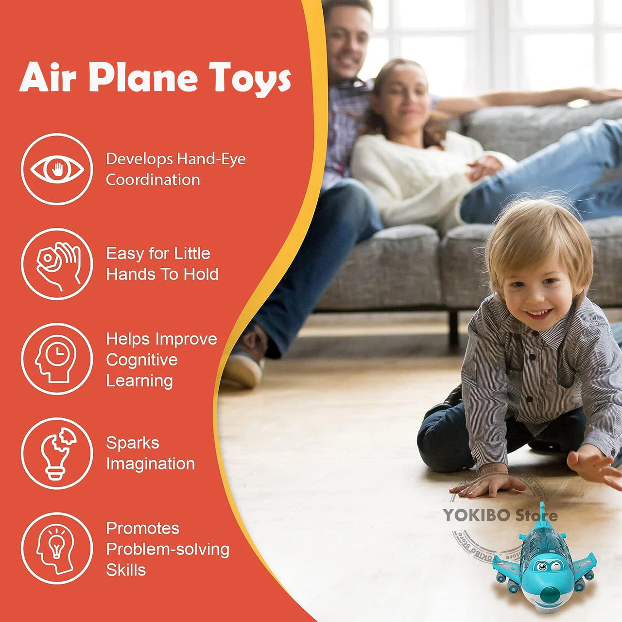 Pilot Pals Plane™ - Zabawkowy samolot - Zabawka edukacyjna
