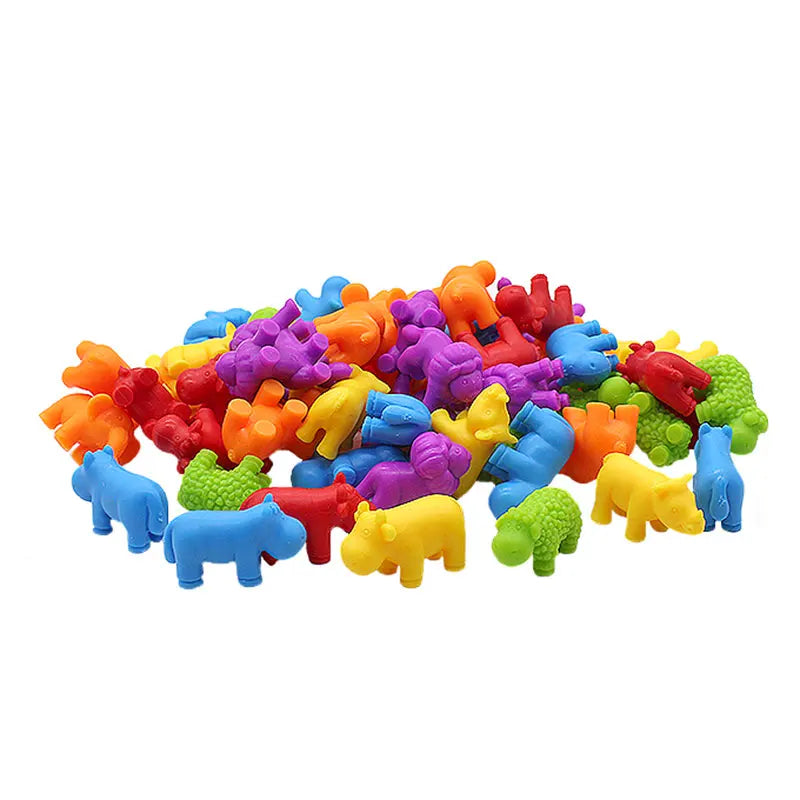 Rainbow Teddy Bears Toys™ - Edukacyjne i kreatywne - tęczowe misie do liczenia