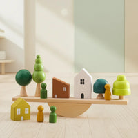 Thumbnail for Wooden Forest Blocks – Kreatywność i rozwój – zestaw drewnianych klocków do układania
