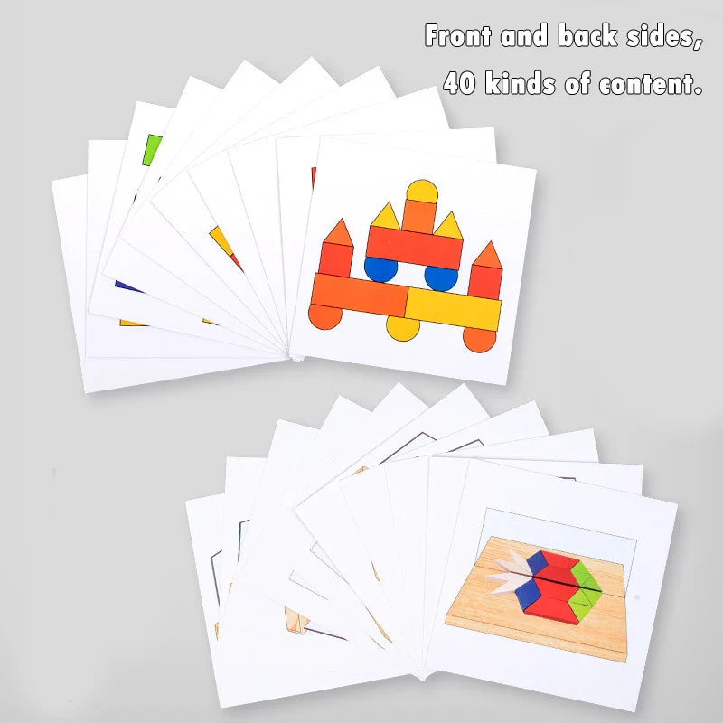 Reflection Play™ – Lustrzane odbicie i nauka - klocki logiczne z lustrem