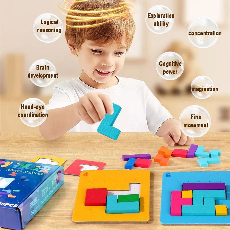 Tangram Puzzle™ - Łamacz mózgów - Myśl Puzzle
