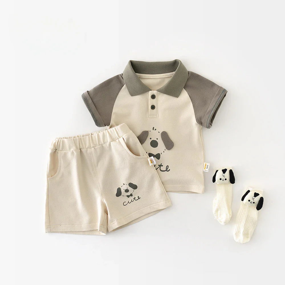 Mini Fashion™ – Mocny i letni – Zestaw dla dziecka z psem