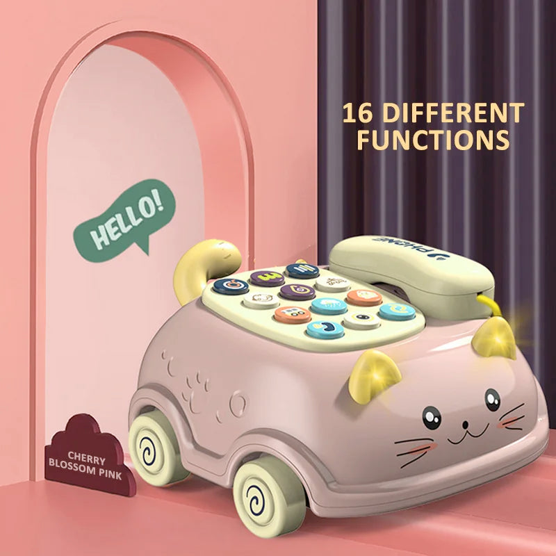 Musical Baby Phone™ - Muzyczny telefon - Zabawka sensoryczna