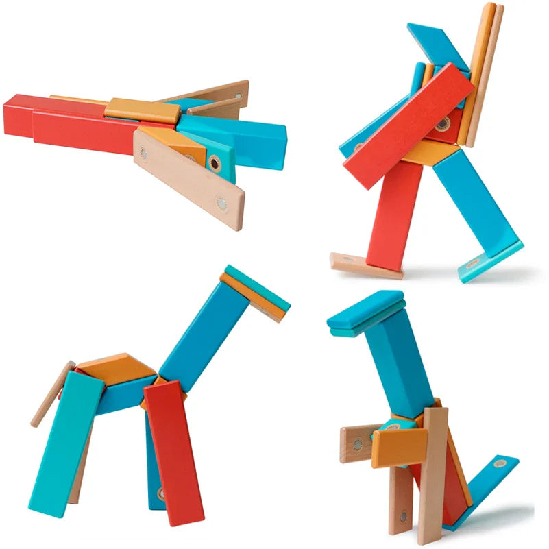 Stick & Snap™ – Magia magnetyczna – Magnetyczne zabawki konstrukcyjne