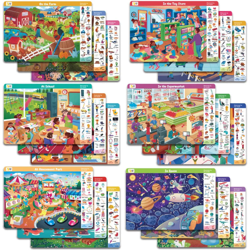 Search and Find Game – Nauka i zabawa – książka z zadaniami