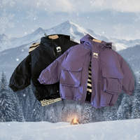 Thumbnail for LiloWear – Wiatroodporna i wodoodporna – dziecięca kurtka wiatrochronna z kapturem