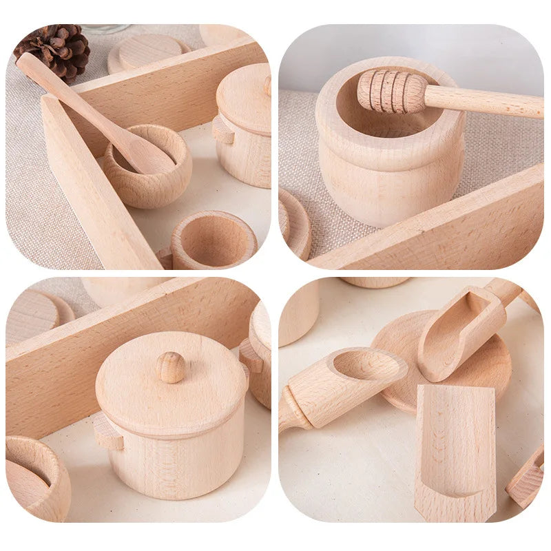 MiniMasterChef – edukacyjny i zabawny – drewniany zestaw kuchenny