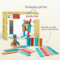 Thumbnail for MagPlayer – Kreatywność i motoryka – Drewniane klocki magnetyczne do samodzielnego montażu