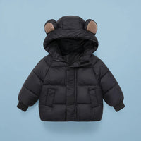 Thumbnail for CozziBun – Ciepły i uroczy – płaszcz zimowy z kapturem