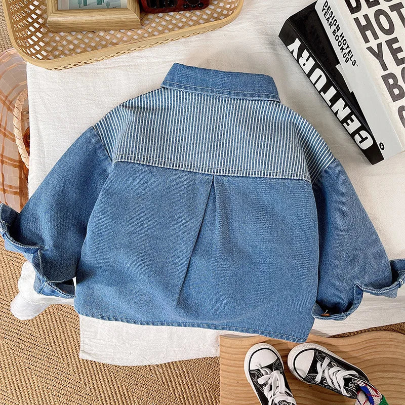 DenimStar – Stylowe i trwałe – Kurtka dżinsowa dla chłopców