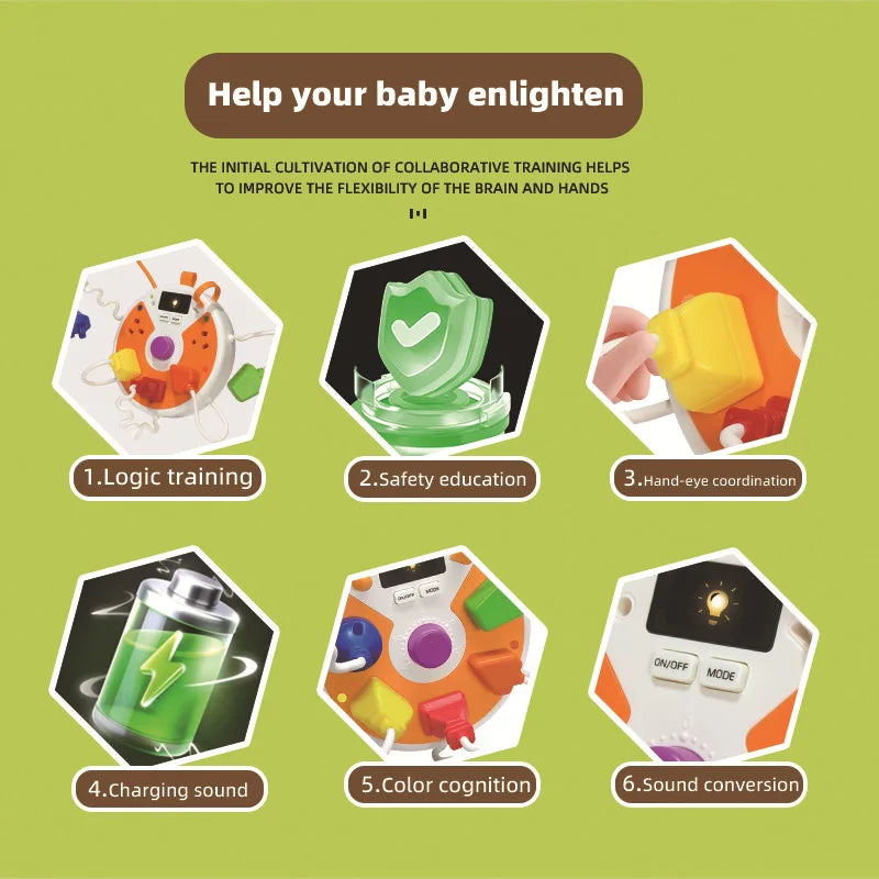 Light Up Busy Board – Motoryka i rozwój – tablica z zadaniami