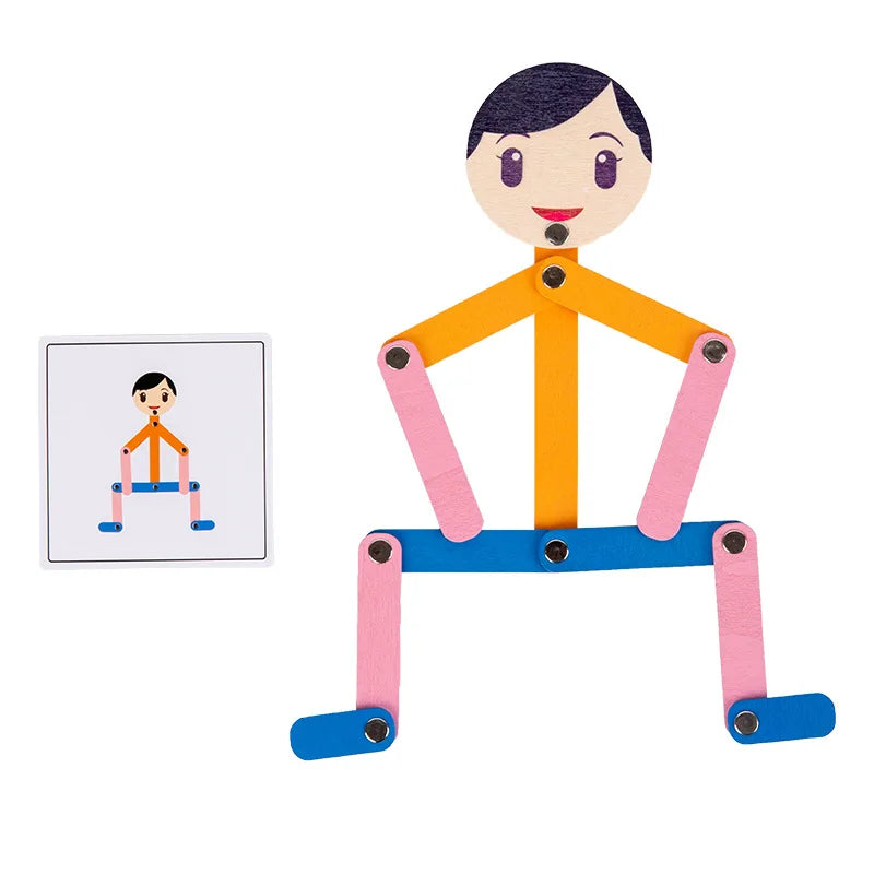 PlayGrow - Rozwój poprzez zabawę – puzzle Montessori Sportowiec
