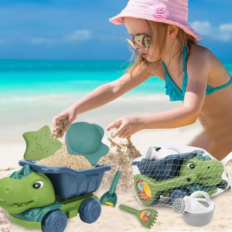 Beach Dino Set™ – Zbuduj swój zamek – Plaża Dinotruck Beach
