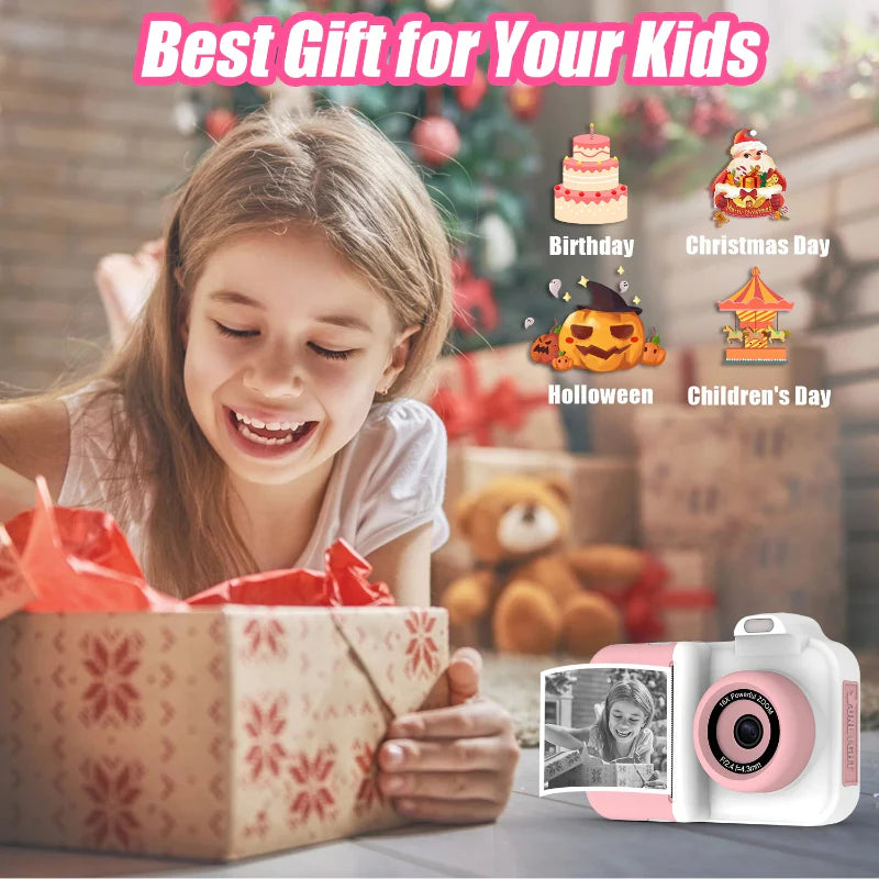 Instant Print Camera – Kreatywne i interaktywne – natychmiastowy aparat dla dzieci