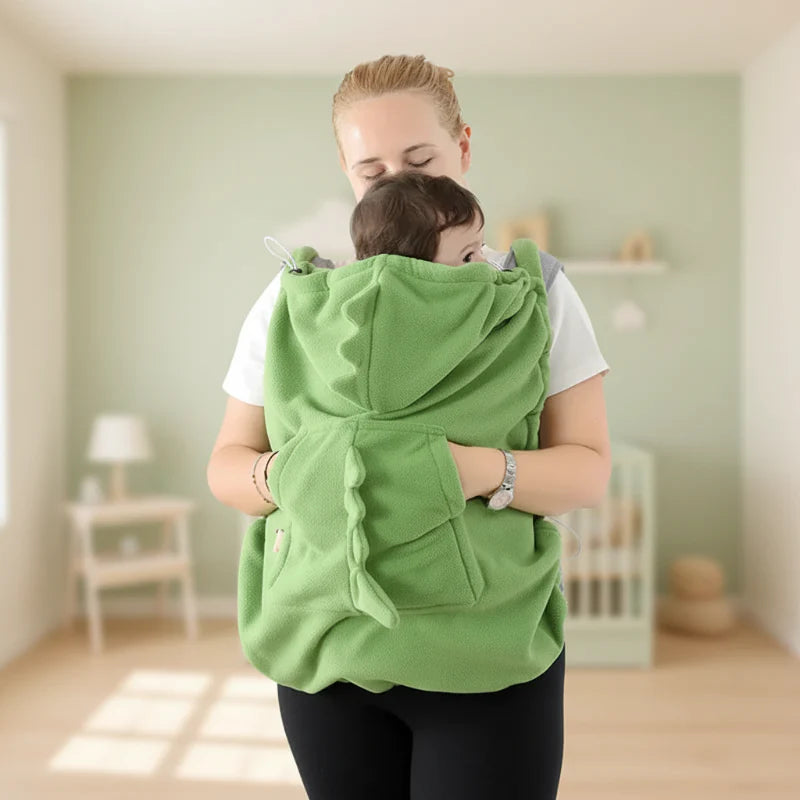 Dinosaur Baby Carrier Cover – Ciepło i wygoda – kocyk dla niemowląt Dino