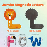 Thumbnail for Magnetic Alphabet – Nauka i zabawa – zestaw liter z magnesami