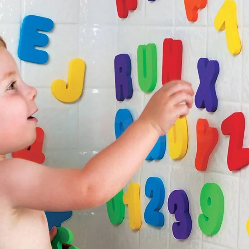 Bath Learning™ - Literki i cyferki do kąpieli - Zabawka edukacyjna