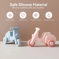 Thumbnail for Montessori Silicone Toy Car – Bezpieczne i przyjazne dla ząbków – silikonowa zabawka do gryzienia w kształcie pojazdu