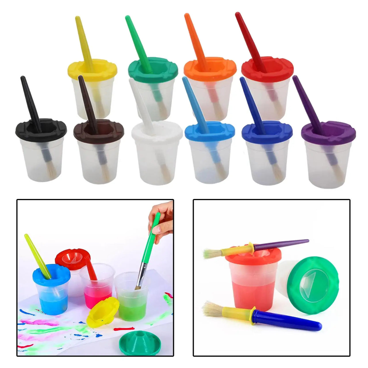 Anti-Spill Paint Cups™  - Kubki do malowania - Akcesoria artystyczne