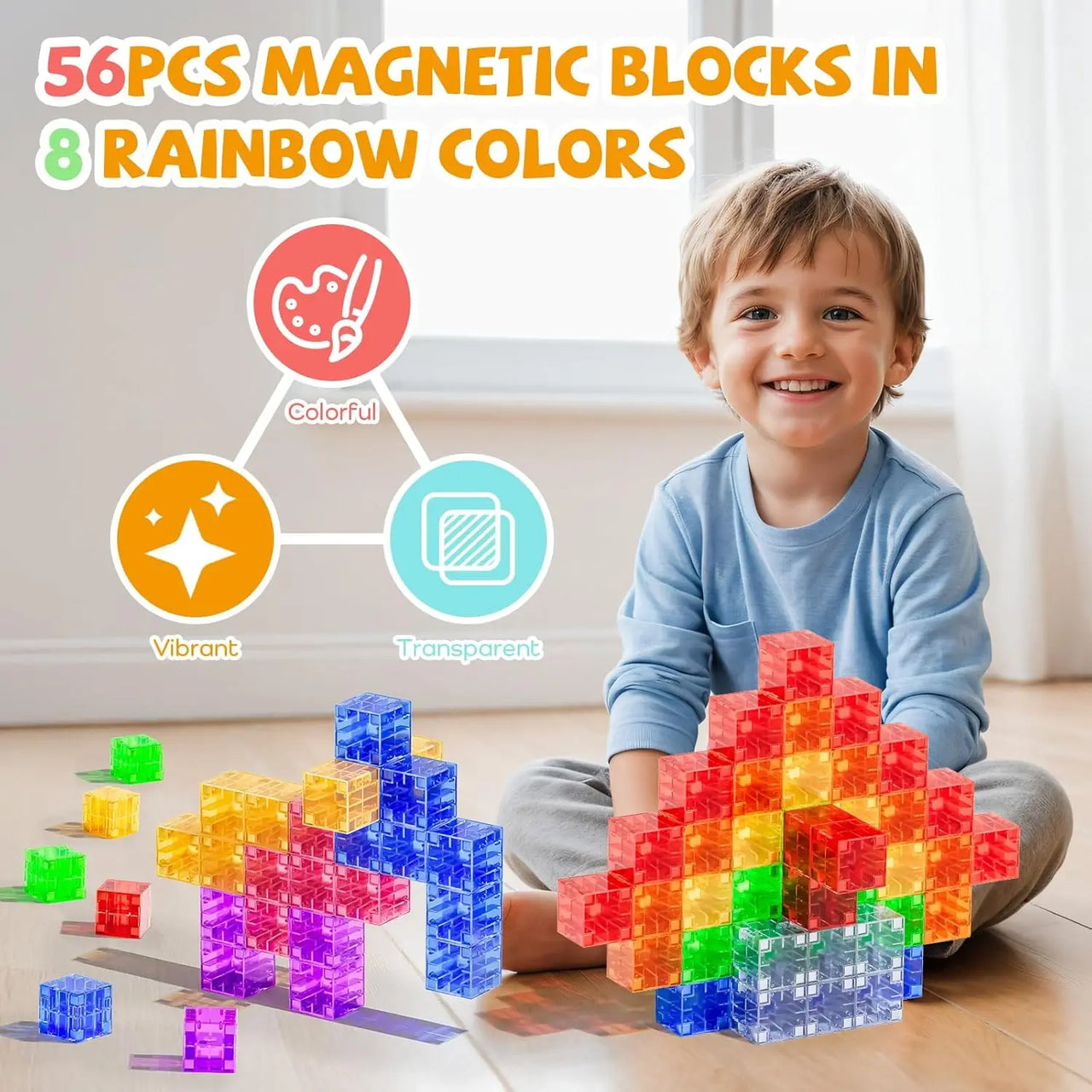Magic Cubes - Fantazja i zabawa – magnetyczne klocki konstrukcyjne
