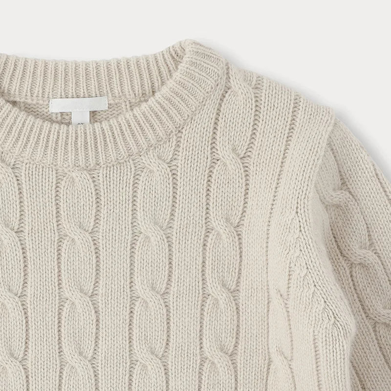 CozyWool – Ciepły i wygodny – sweter dziecięcy z delikatnej mieszanki wełny