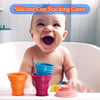 Rainbow Stacker Cups™ - Tęczowe kubki - Zabawka edukacyjna