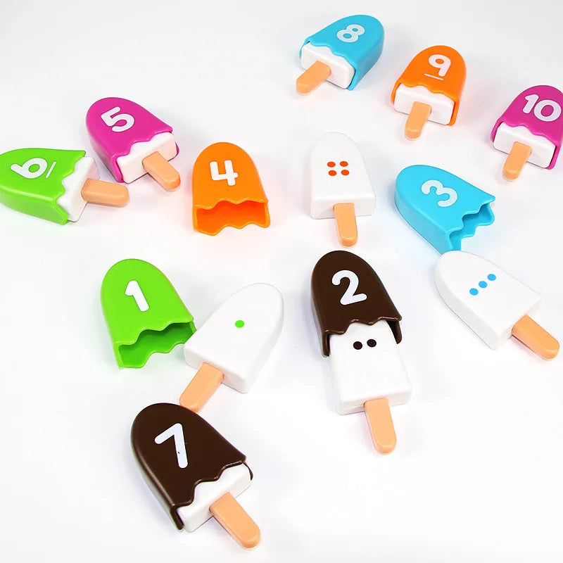 Maths Popsicles™ - Gra matematyczna - Zabawa w liczenie z lodami