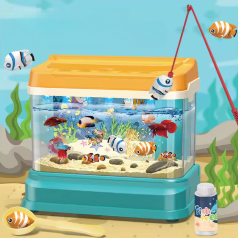 Aqua Friends – Nauka i zabawa - Gra w łowienie ryb w akwarium