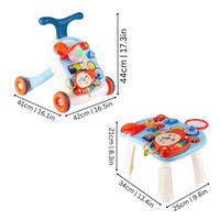 Thumbnail for Baby Walker – Bezpieczny i interaktywny – 3 w 1 chodzik dla niemowląt i centrum zabaw