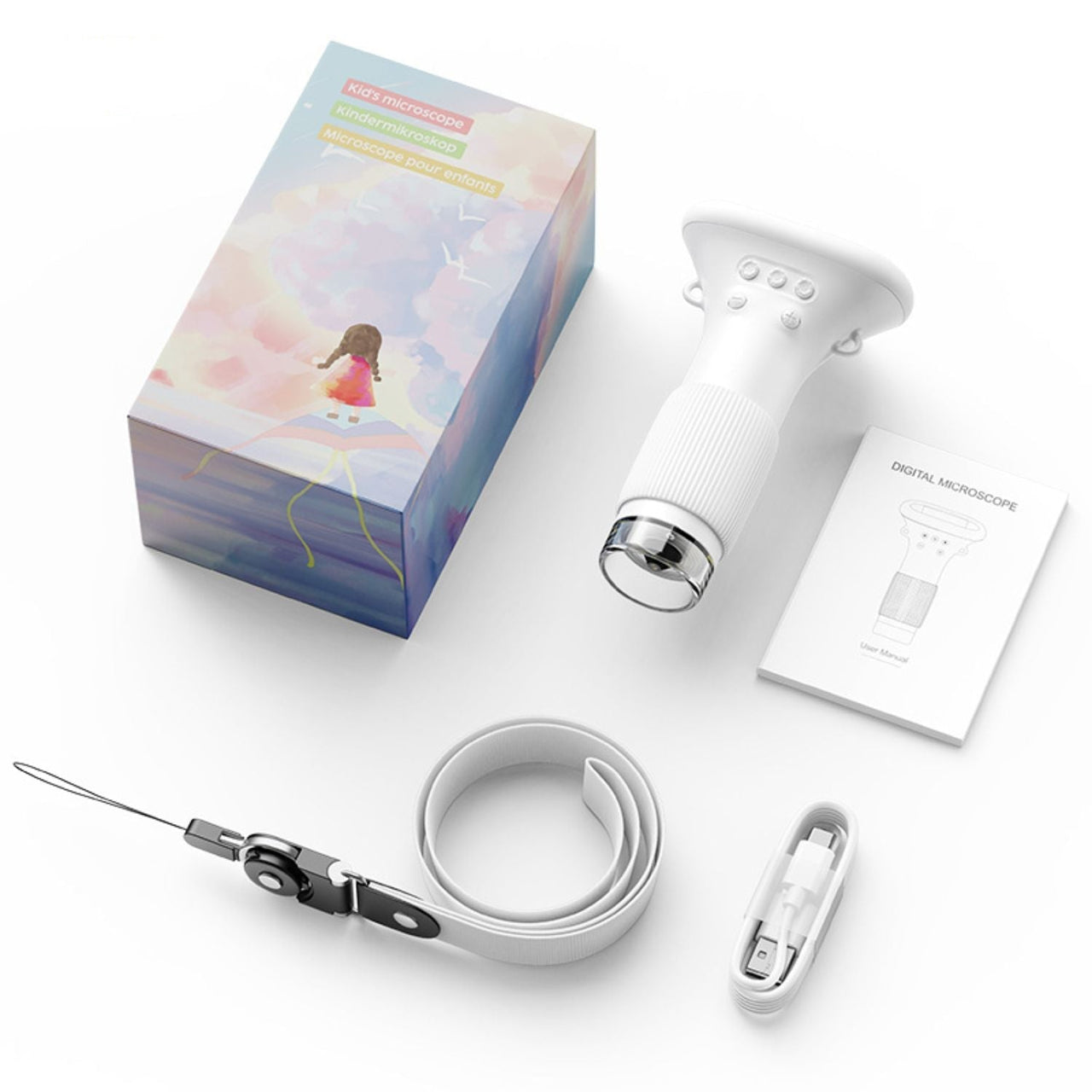 Kids Microscope – Odkrycia naukowe – Przenośny mikroskop