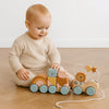 HappyTrain – Montessori & Fun – Drewniany zestaw kolejowy