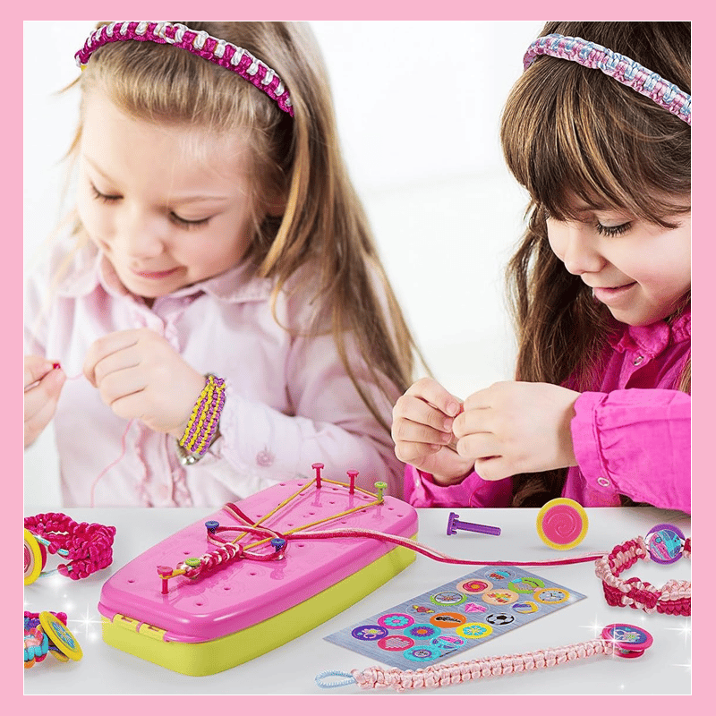 Craft Kids – Kreatywność i nauka – zestaw bransoletek do robienia na drutach dla dzieci