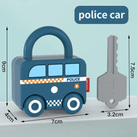 Thumbnail for Puzzle Locks™ – Samochodzik w kształcie kłódki – Zabawka Montessori