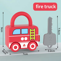 Thumbnail for Puzzle Locks™ – Samochodzik w kształcie kłódki – Zabawka Montessori