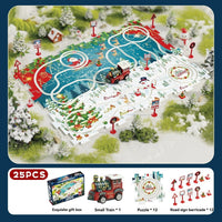 Thumbnail for DIY Xmas Train Track™ - Zbuduj własną świąteczną krainę czarów - Świąteczna układanka z pociągiem