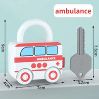 Thumbnail for Puzzle Locks™ – Samochodzik w kształcie kłódki – Zabawka Montessori
