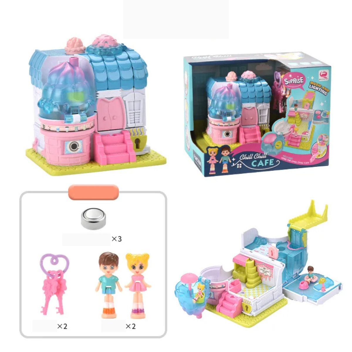 Mini Doll House™ - Domek dla lalek - Zabawa lalkami