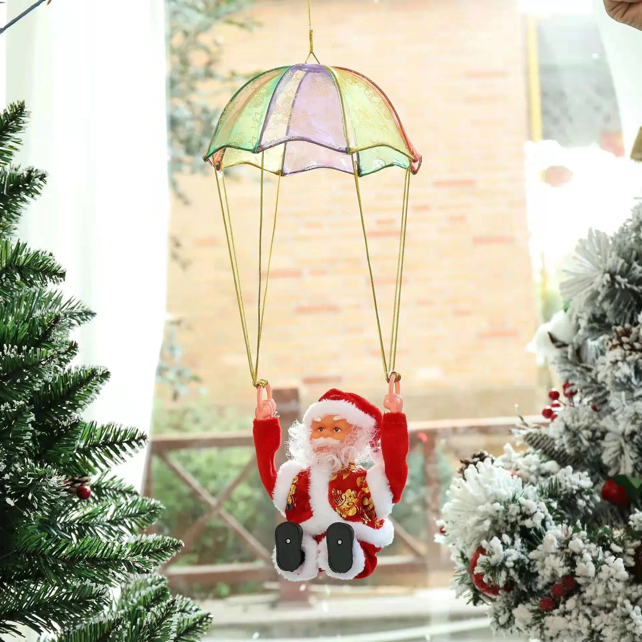 Parachute Santa™ - Mikołaj ze spadochronem - Ozdoby świąteczne