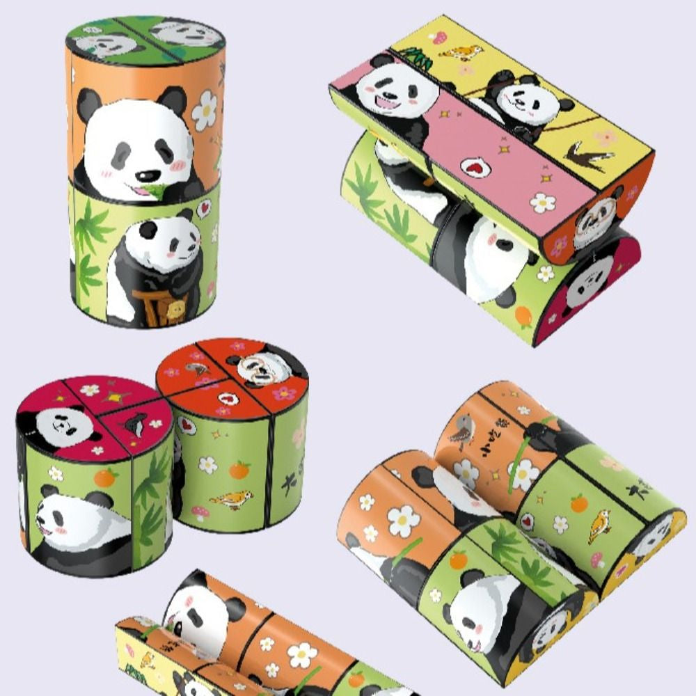 Panda Puzzle™ - Łamigłówka z pandą - Zabawa edukacyjna