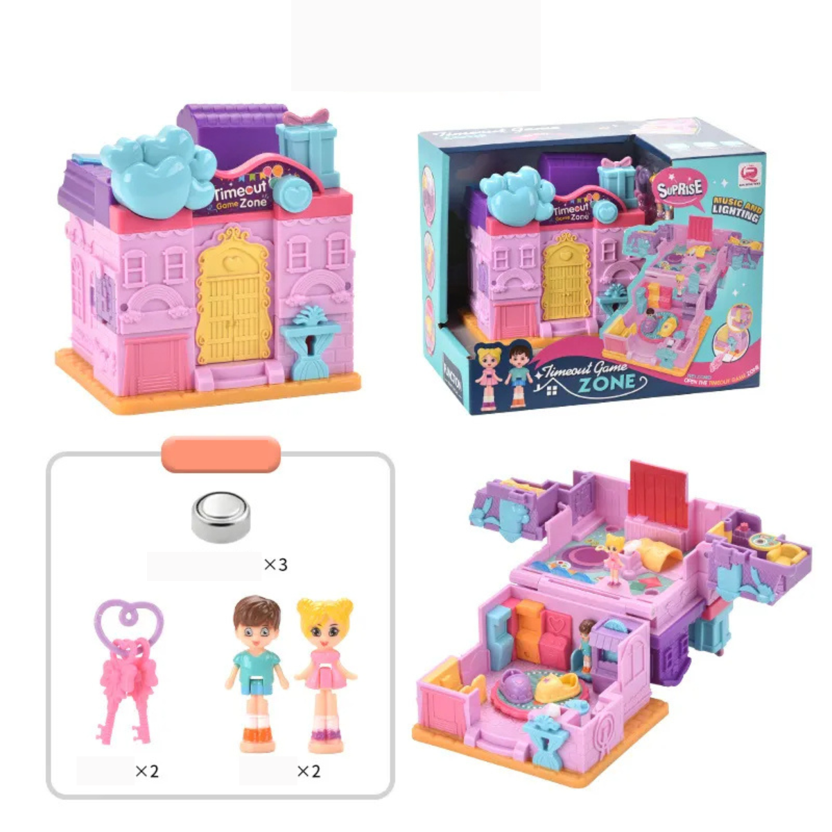 Mini Doll House™ - Domek dla lalek - Zabawa lalkami