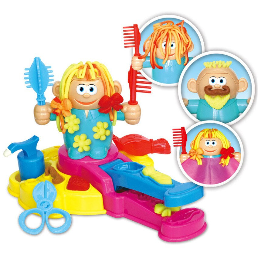 Clay Hairdresser Set™ - Zestaw fryzjerski z masą plastyczną - Mały fryzjer