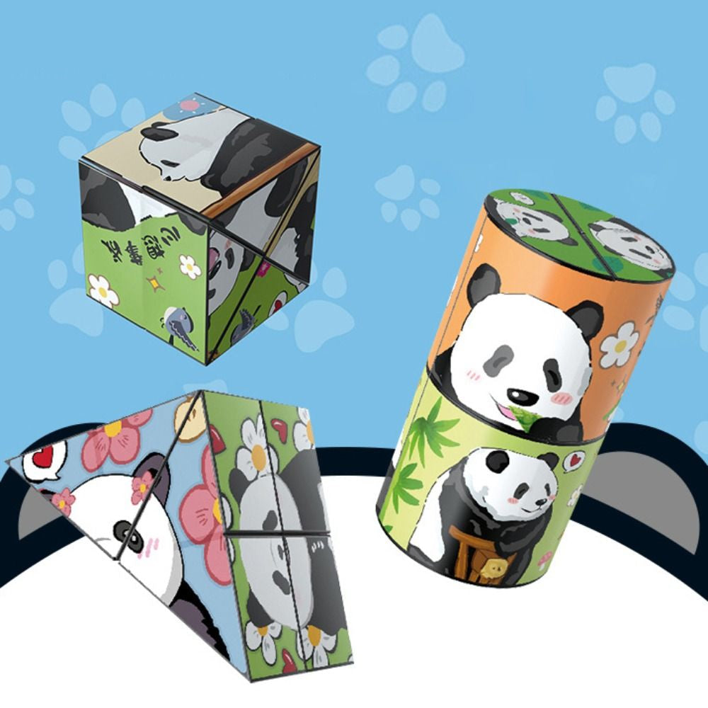 Panda Puzzle™ - Łamigłówka z pandą - Zabawa edukacyjna