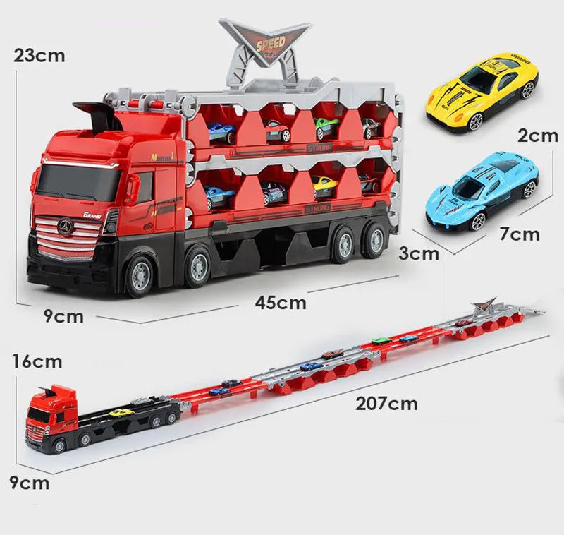 Car Transport Truck™ - Ciężarówka - Auto laweta zabawka dla dzieci